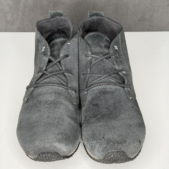 Eddie Bauer Boots Womens Size 9.5 Gray Suede Chukka Lace Up Casual 6180-766 - Picture 4 of 10